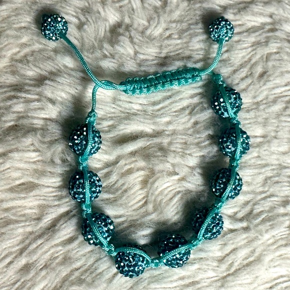 Turquoise sparkly bracelet ❤️ - Picture 1 of 2